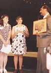 Accepting Award