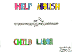 Help Abolish Child Labor Poster