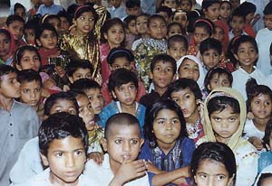 Large School Group at Iqbal's School
